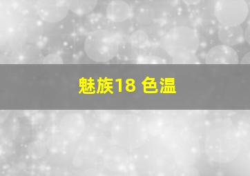 魅族18 色温